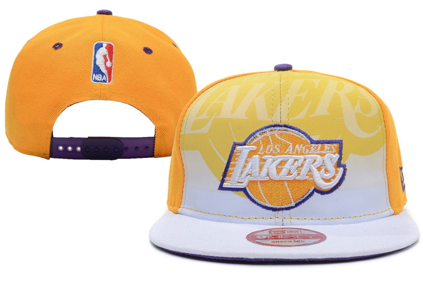 NBA Los Angeles Lakers NE Snapback Hat #113